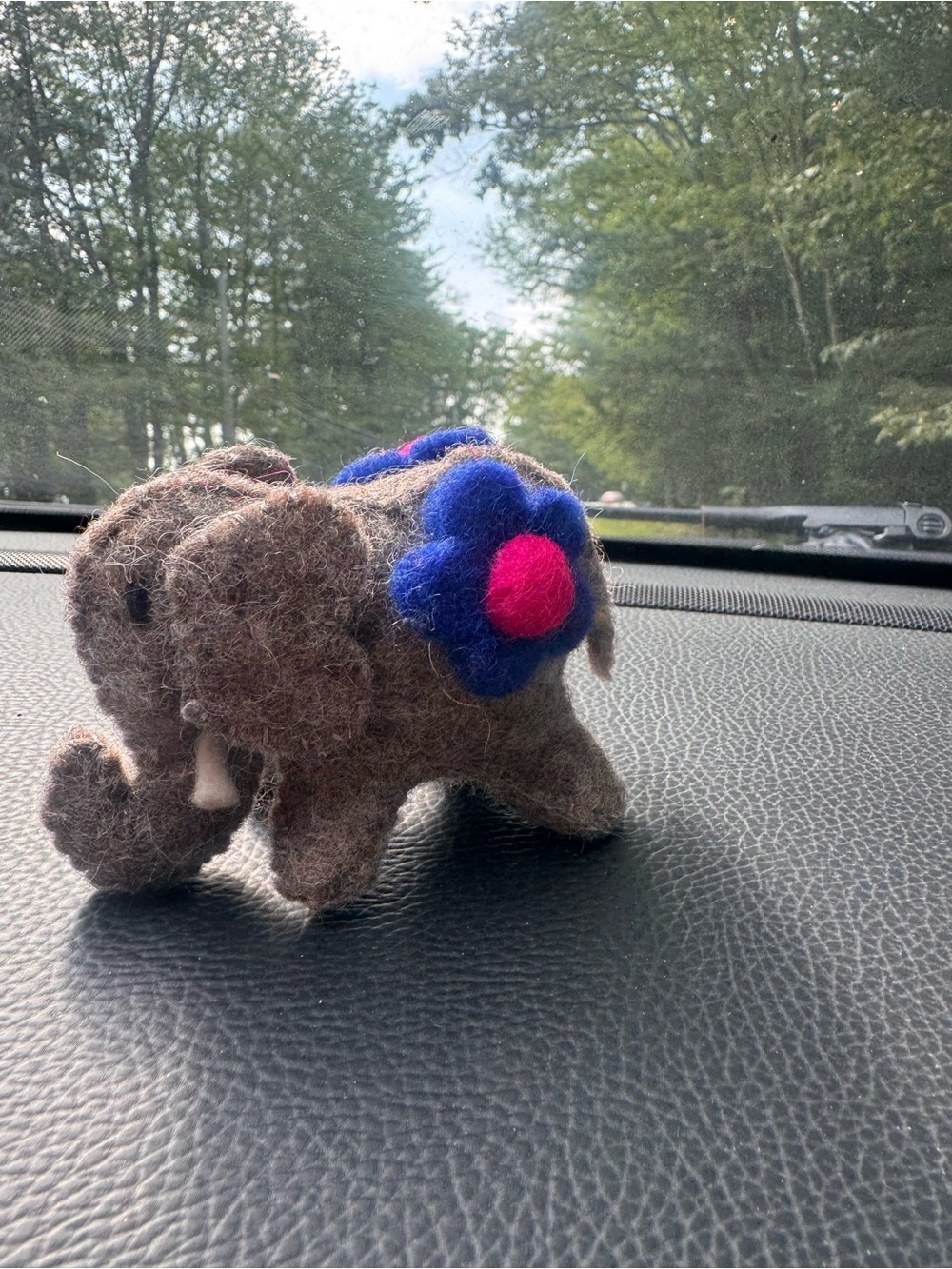 Handmade Felt Elephant, Decorative Elephant,
